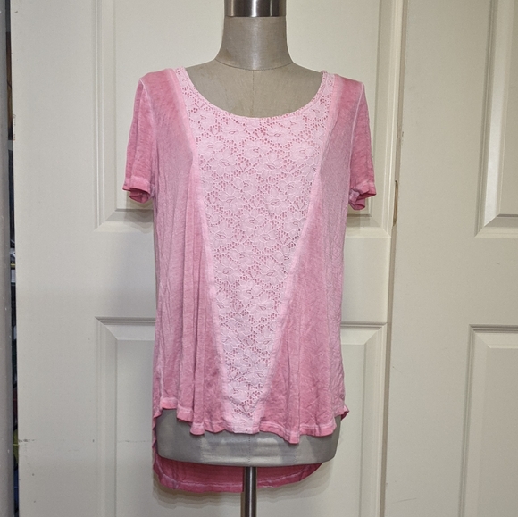 Pink Rose Tops - Super Soft Chic Blouse